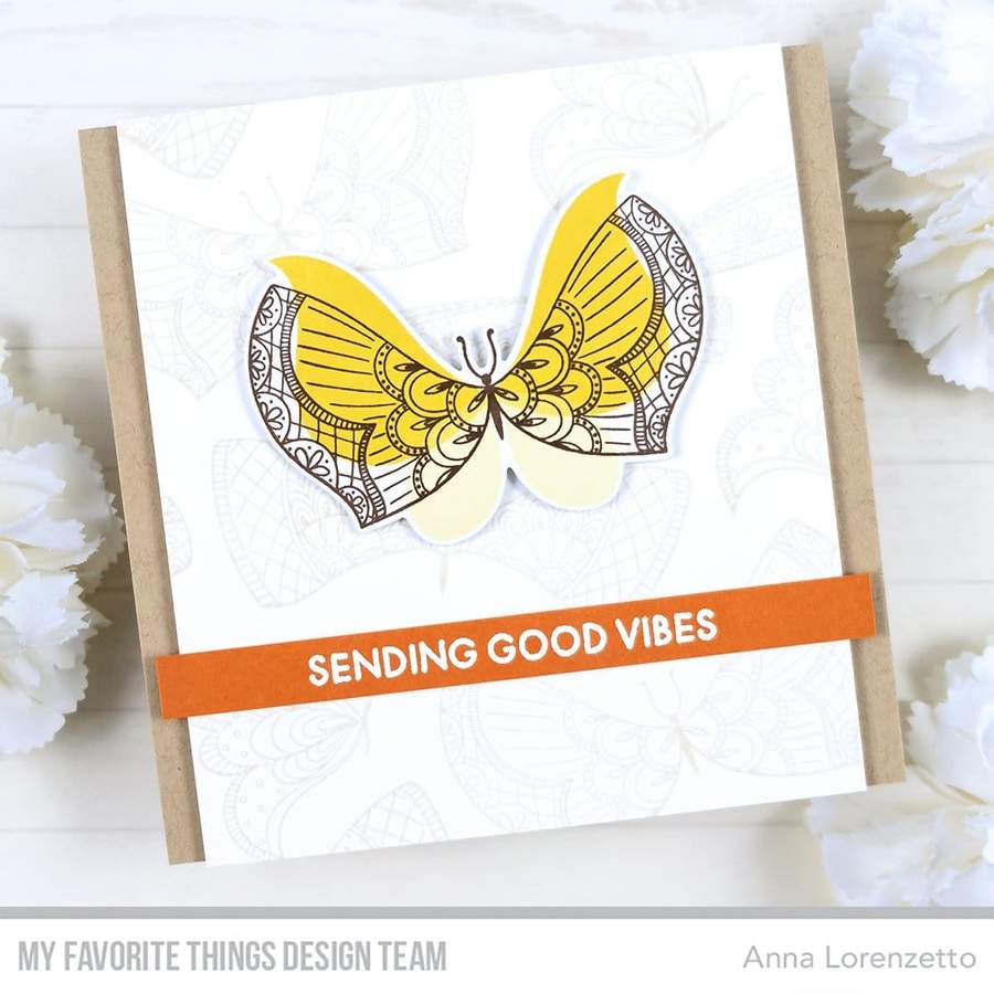 My Favorite Things -More Brilliant Butterflies STAMP & DIE SET - 9
