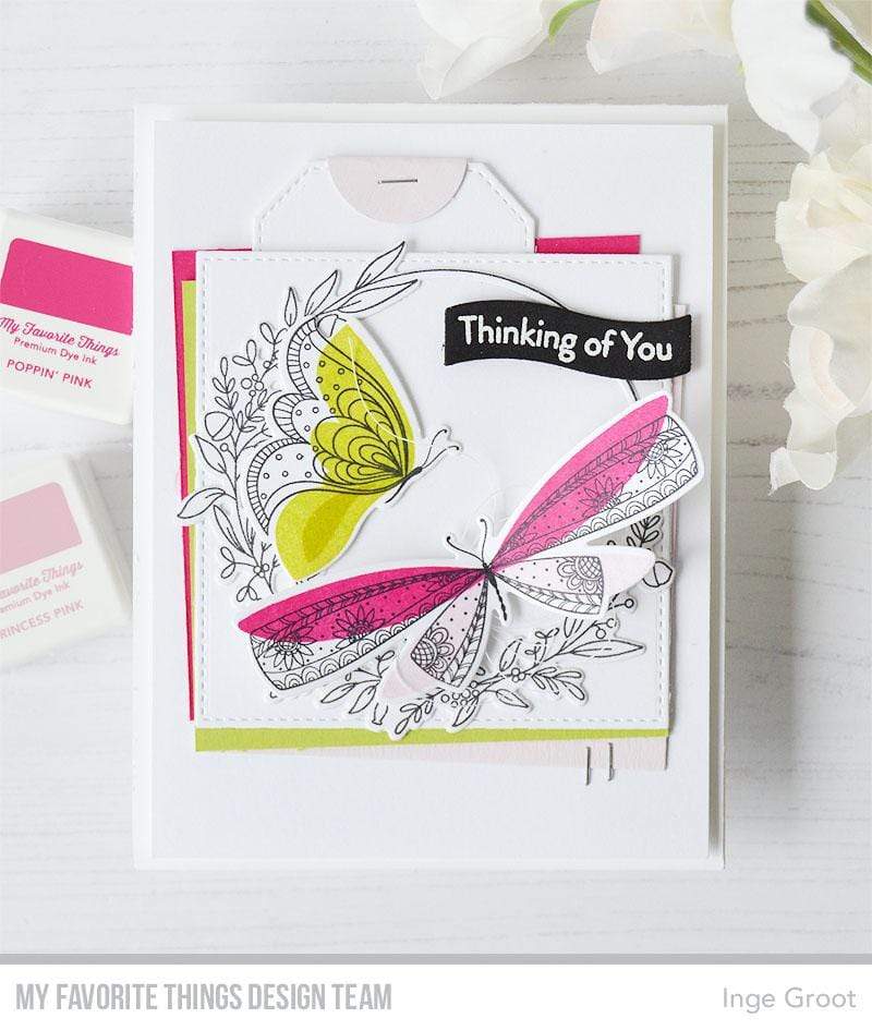 My Favorite Things -More Brilliant Butterflies STAMP & DIE SET - 5