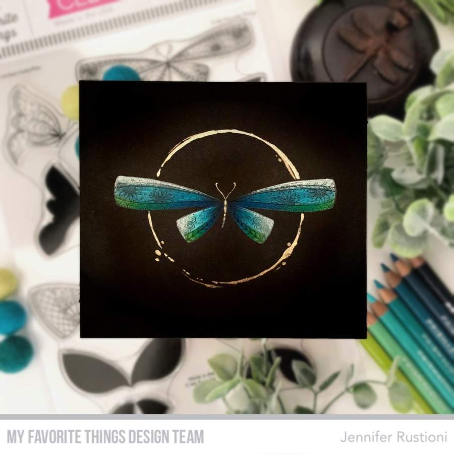 My Favorite Things -More Brilliant Butterflies STAMP & DIE SET - 6