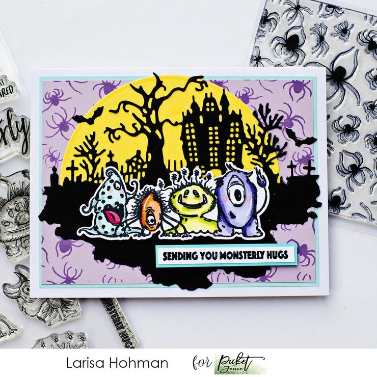PICKET FENCE STUDIOS - Halloween Graveyard    Cover Plate Die  - 4