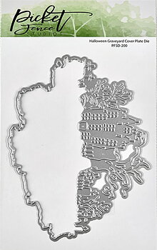 PICKET FENCE STUDIOS - Halloween Graveyard    Cover Plate Die 