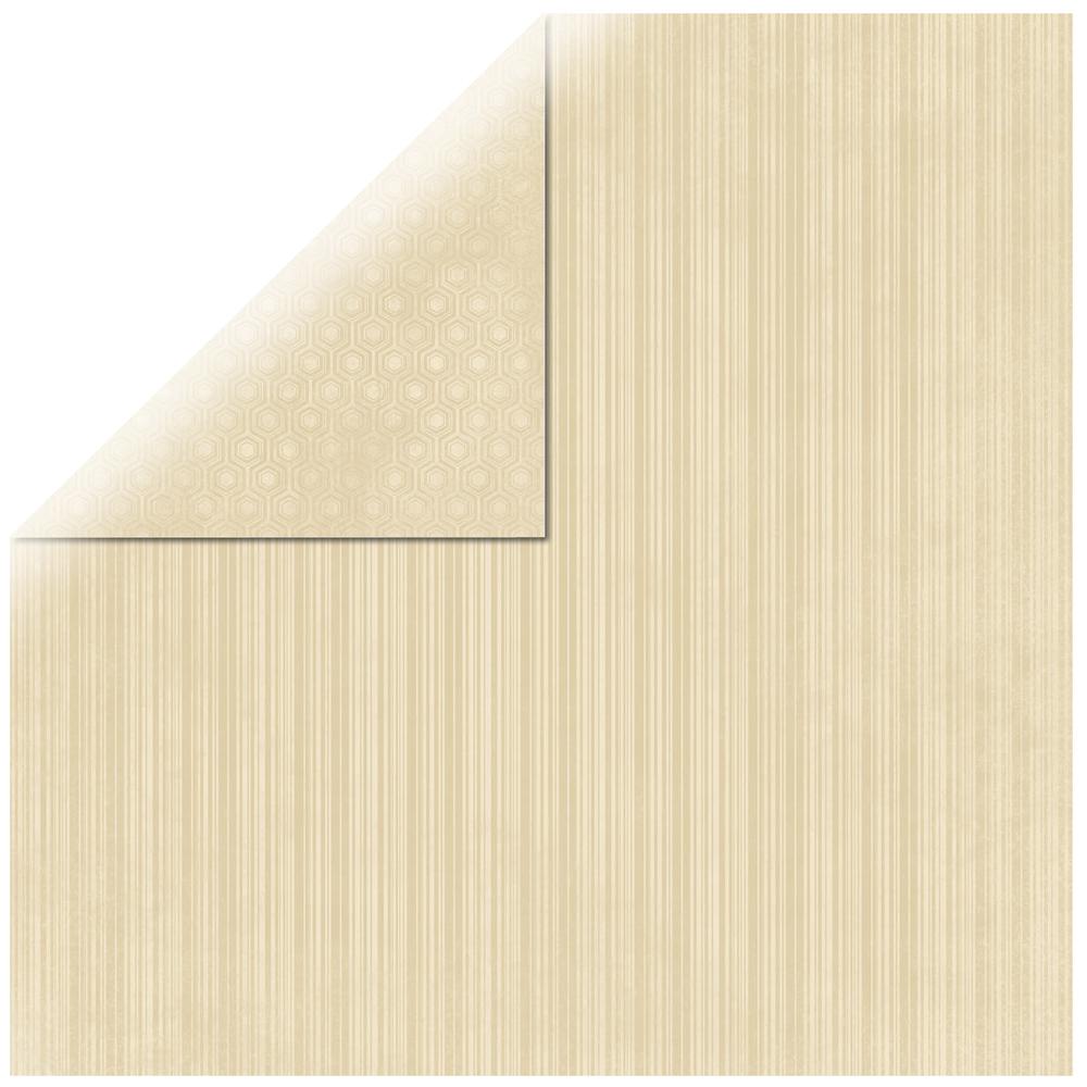 Bo Bunny Double Dot   Textured Cardstock CHIFFON STRIPE