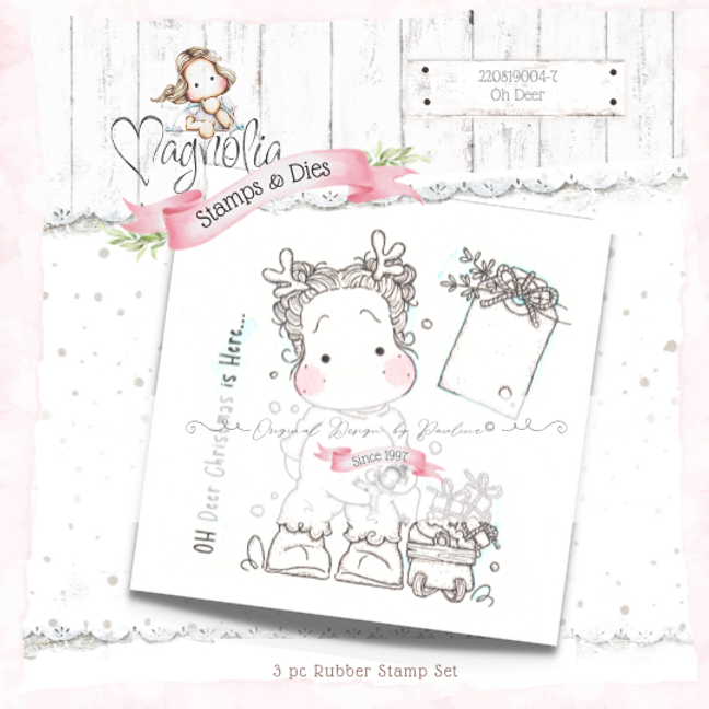 MAGNOLIA -MoC22 12 month's of xmas ~ Oh Deer {Rubber Stamp Sheet}