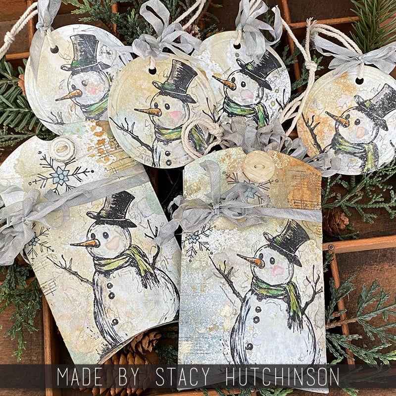 Tim Holtz Cling Rubber Stamps Mr. Frostie CSM499 - 15