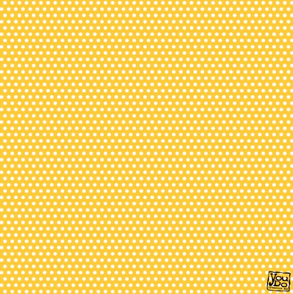 Canvas Cardstock Yellow & White Mini Dot