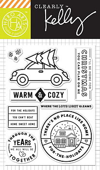 HERO ARTS WARM COZY -KELLY CLEAR STAMPS
