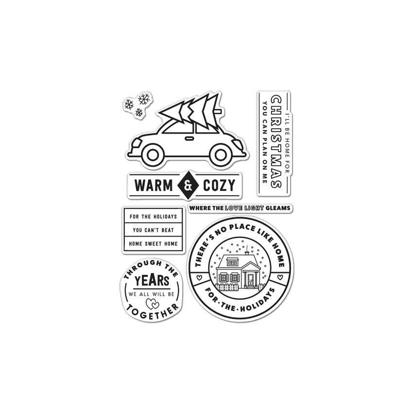 HERO ARTS WARM COZY -KELLY CLEAR STAMPS - 2