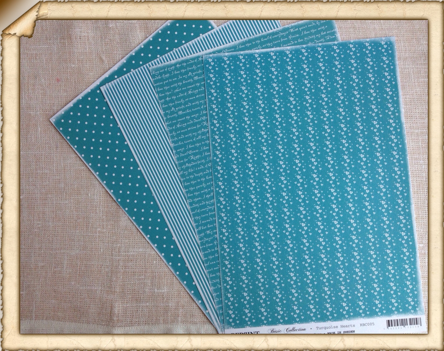 Reprint Basic Collection A4  Turquoise