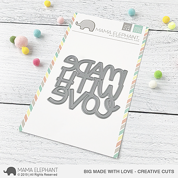 MAMA ELEPHANT-BIG MADE WITH LOVE - CREATIVE CUTS