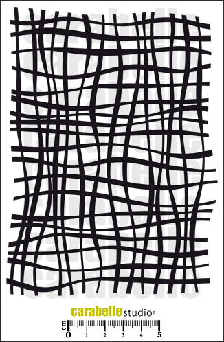 CARABELLE STUDIO - STENCIL-Jeu de lignes