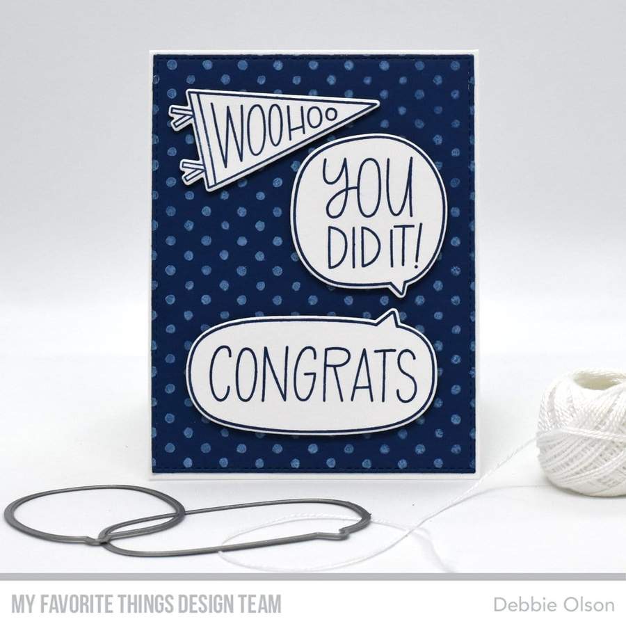 MY FAVORITE THINGS -Splotchy Dots Background - 3