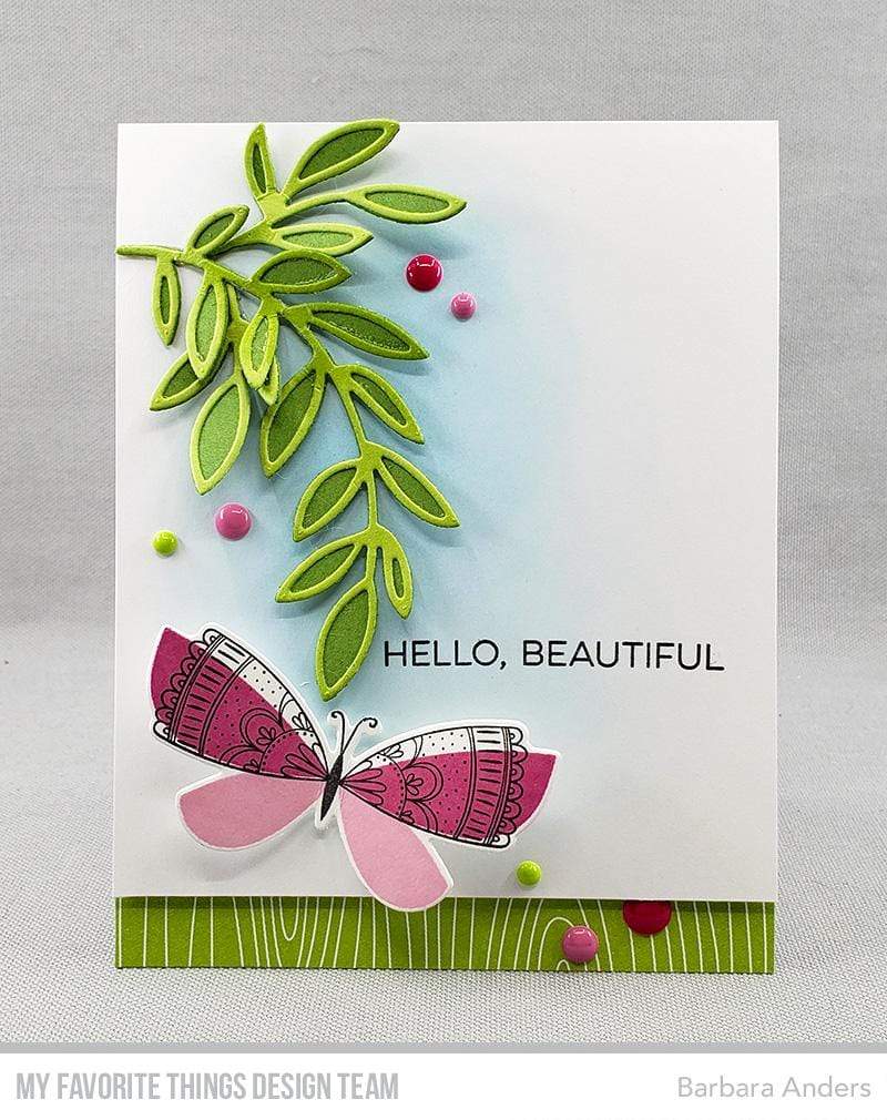 MY FAVORITE THINGS -Brilliant Butterflies STAMP & DIE SET - 6