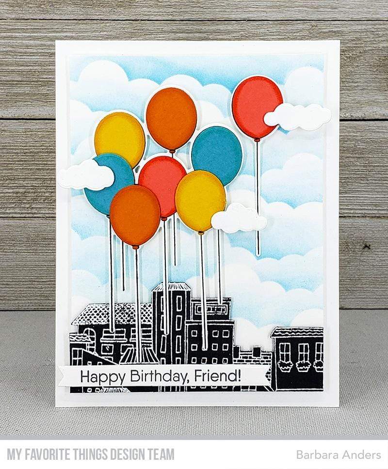 MY FAVORITE THINGS -Balloon Bouquet  STAMP & DIE SET - 3