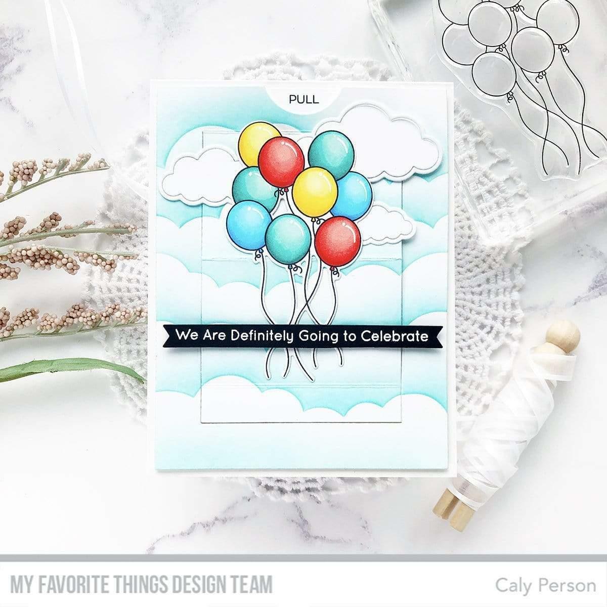 MY FAVORITE THINGS -Balloon Bouquet  STAMP & DIE SET - 5