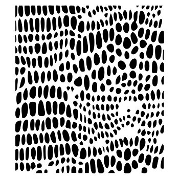  CREATIVE EXPRESSIONS-7 x 7 Stencil by Andy Skinner - In a While Crocodile