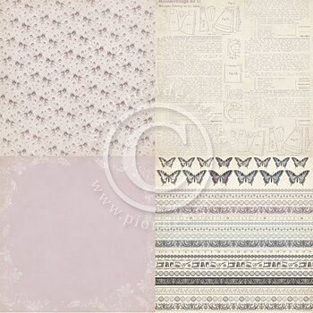 Purple wallpaper - Alma's Sewing Room - 6x6"