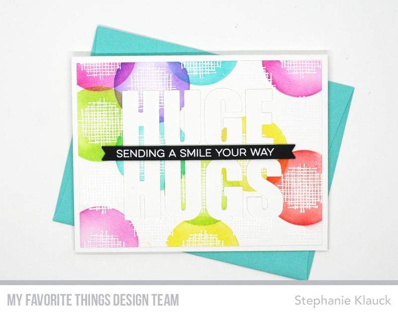MY FAVORITE THINGS -Crosshatch Polka Dot Background - 11