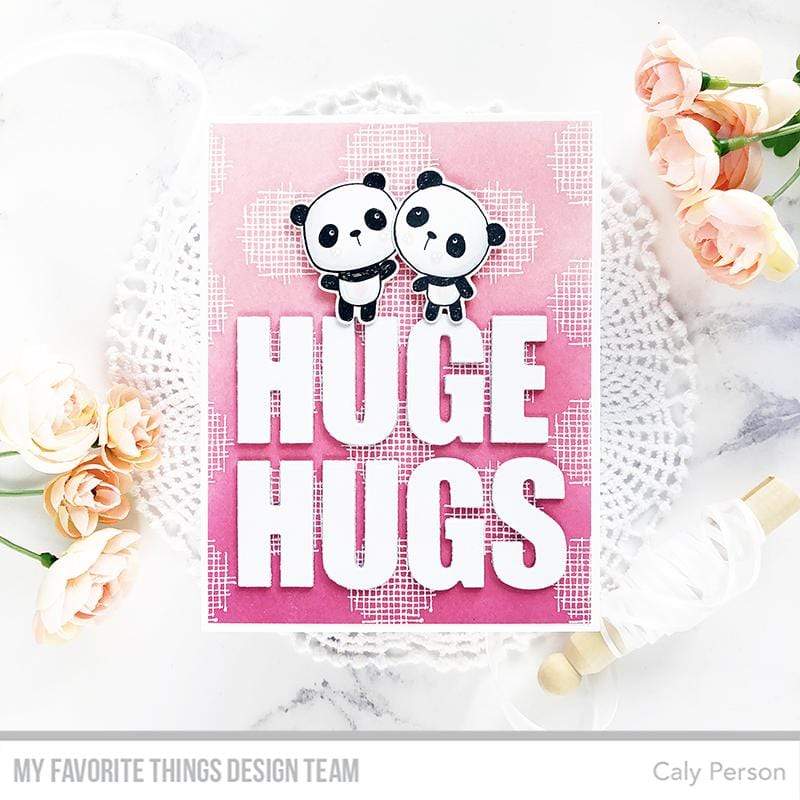 MY FAVORITE THINGS -Crosshatch Polka Dot Background - 4