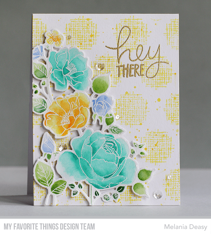 MY FAVORITE THINGS -Crosshatch Polka Dot Background - 10