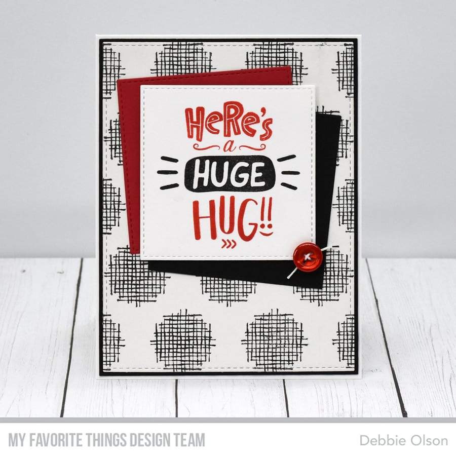MY FAVORITE THINGS -Crosshatch Polka Dot Background - 9