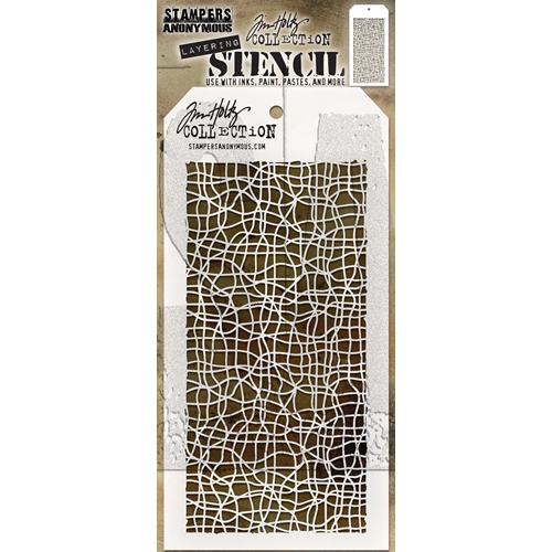 Tim Holtz Layering Stencil TANGLED - 2
