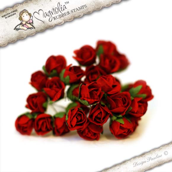 MAGNOLIA  FLOWER LD-15 You are my Valentine Roses Red 