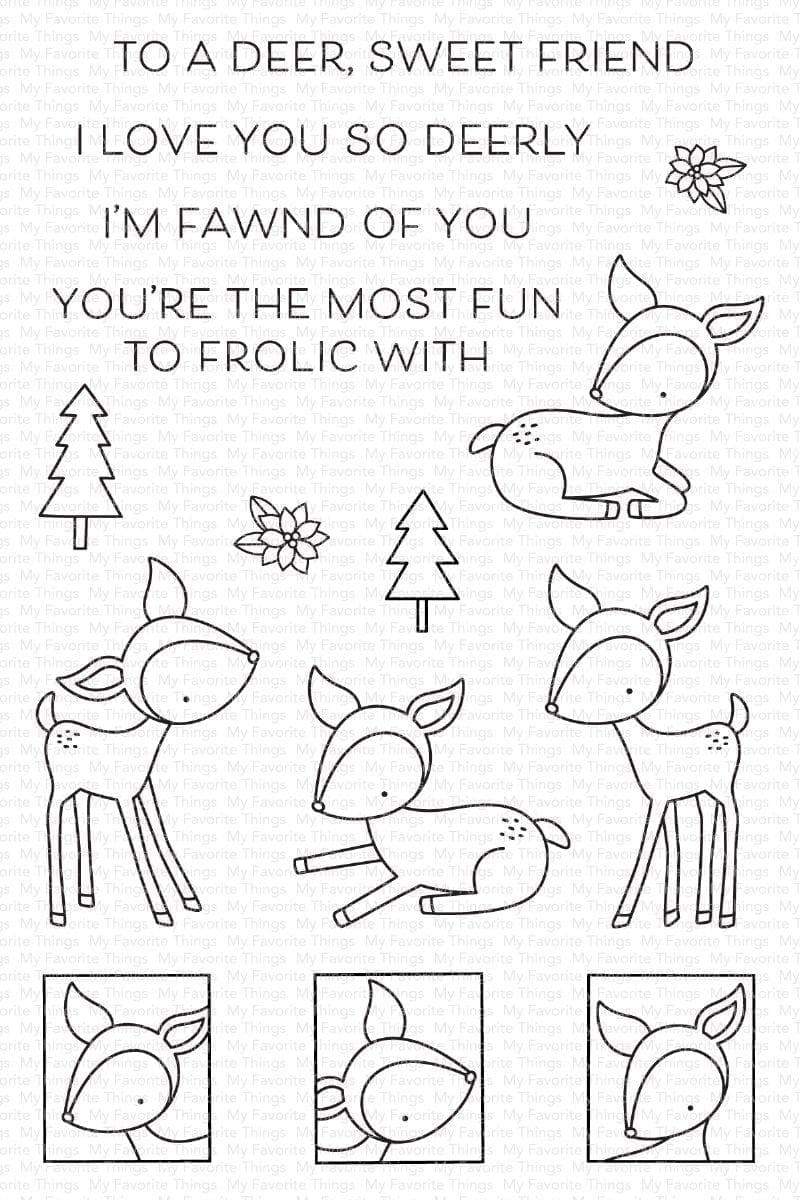 MY FAVORITE THINGS-Deer, Sweet Friend  STAMP & DIE SET