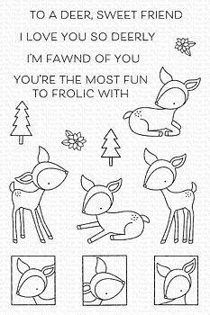 MY FAVORITE THINGS-Deer, Sweet Friend  STAMP & DIE SET