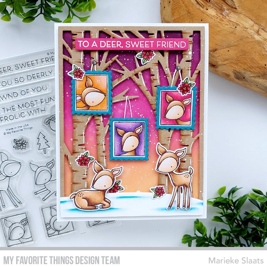 MY FAVORITE THINGS-Deer, Sweet Friend  STAMP & DIE SET - 4