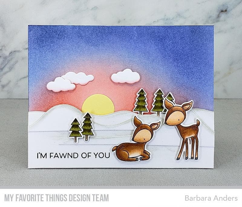 MY FAVORITE THINGS-Deer, Sweet Friend  STAMP & DIE SET - 8