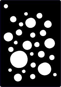  CREATIVE EXPRESSIONS-Mini Stencil Bubble Burst