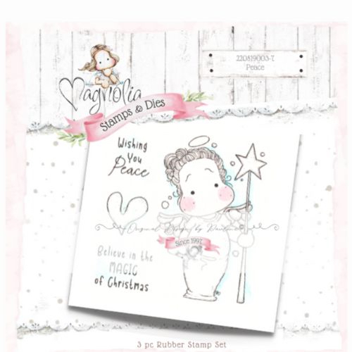 MAGNOLIA -MoC22 12 month's of xmas ~ Peace {Rubber Stamp Sheet}