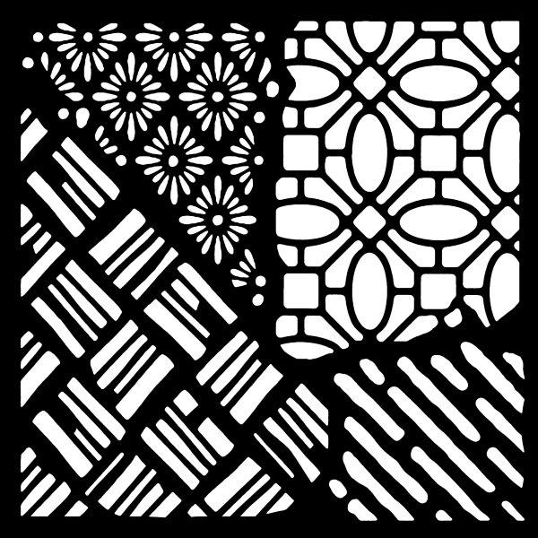 CREATIVE EXPRESSIONS-Woodware Stencil Quattro