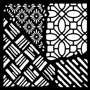   CREATIVE EXPRESSIONS-Woodware Stencil Quattro