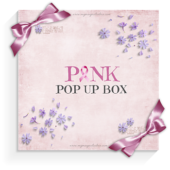 MAGNOLIA  -POP UP BOX Pink {Cancer awareness} 2020