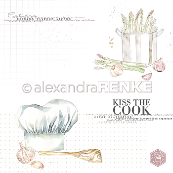 ALEXANDRA RENKE -Designpaper 'Kiss the cook'