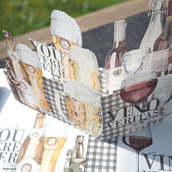ALEXANDRA RENKE -Designpaper 'Kitchen square dark grey'