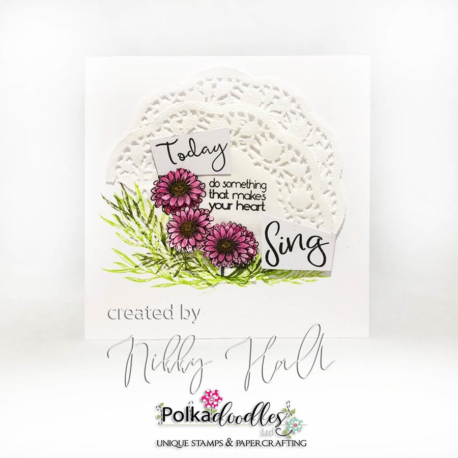 Polkadoodles Heart Sing Clear Stamps - 5