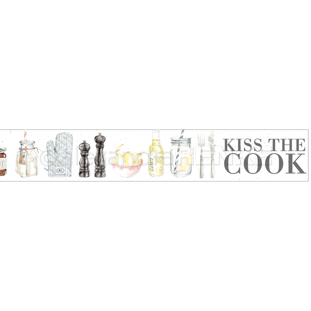 ALEXANDRA RENKE -Washitape 'Kiss the cook' - 2