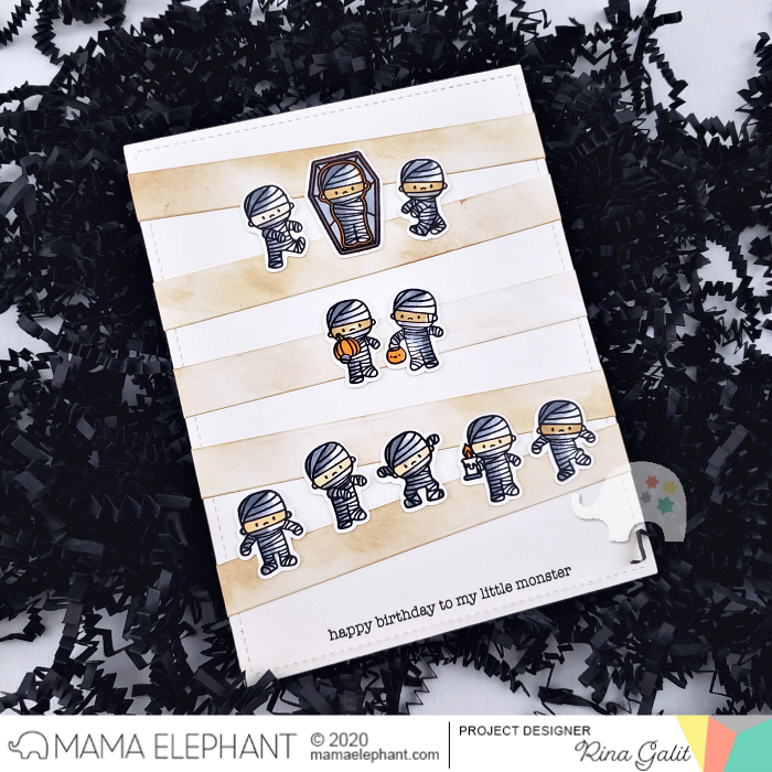 MAMA ELEPHANT- LITTLE MUMMY AGENDA STAMP & DIE SET - 4