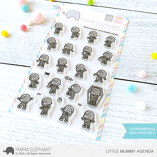 MAMA ELEPHANT- LITTLE MUMMY AGENDA STAMP & DIE SET