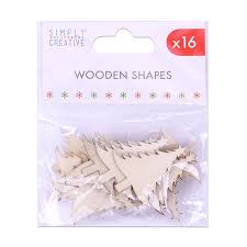 SIMPLY CREATIVE   Wooden Shapes - Trees