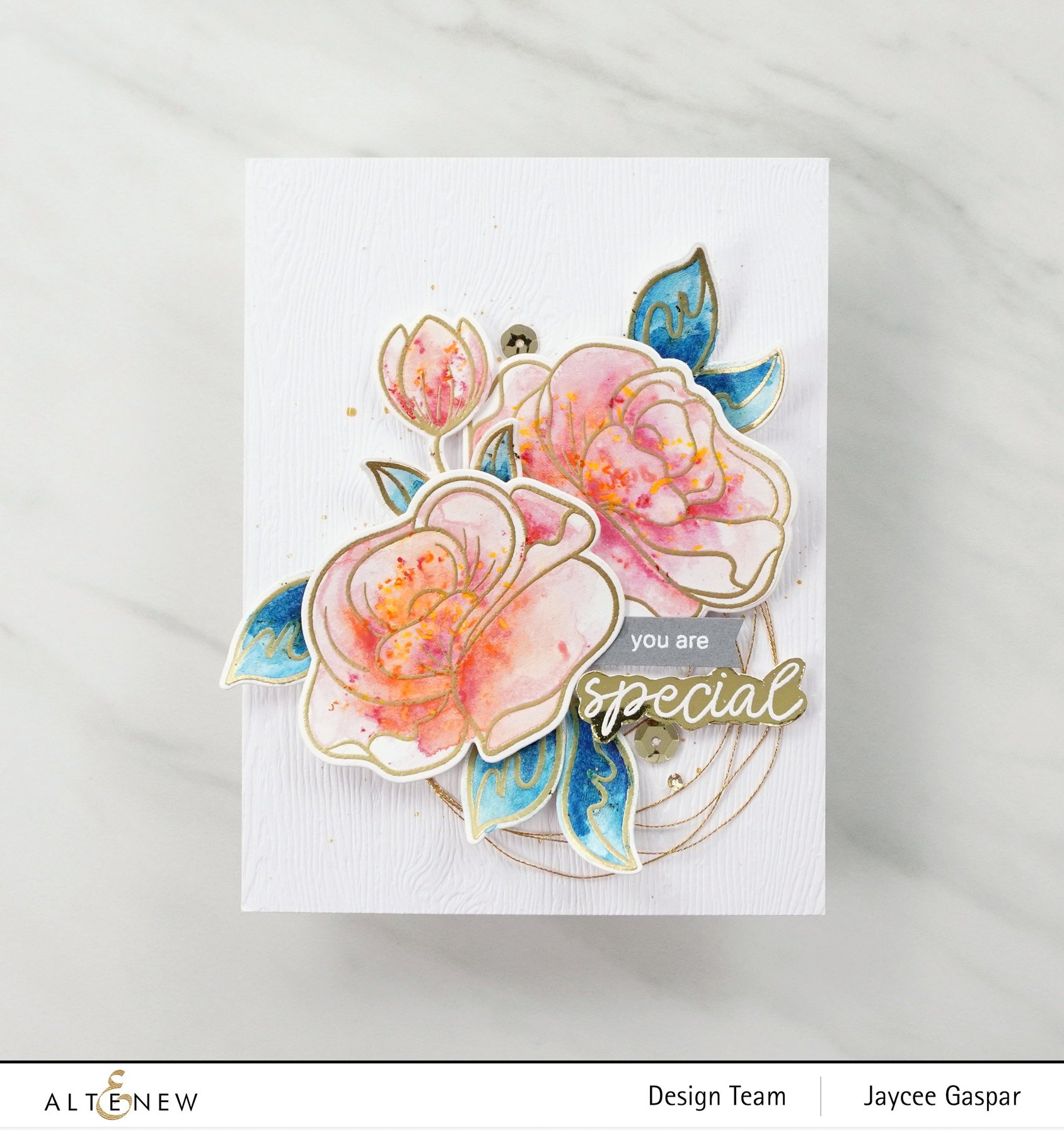 ALTENEW -Simple Roses Stamp Set - 2
