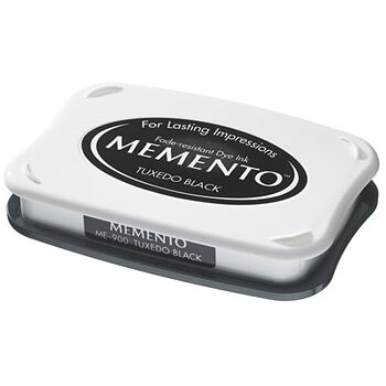 Tsukineko Memento TUXEDO BLACK INK PAD Full Size  