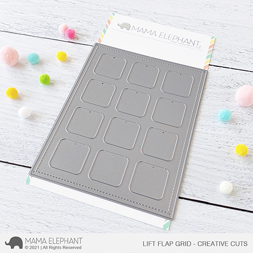  MAMA ELEPHANT-LIFT FLAP GRID - CREATIVE CUTS