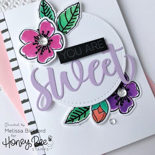HONEY BEE STAMPS Sweet | 3x4 Stamp 6 die  Set - 3