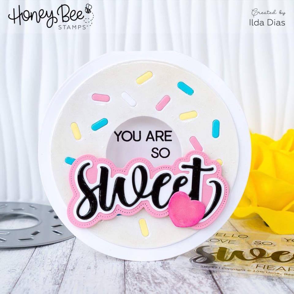 HONEY BEE STAMPS Sweet | 3x4 Stamp 6 die  Set - 4