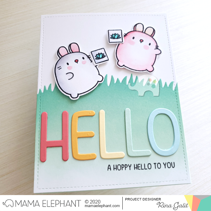 MAMA ELEPHANT-WHIMSY ALPHAS - CREATIVE CUTS - 8