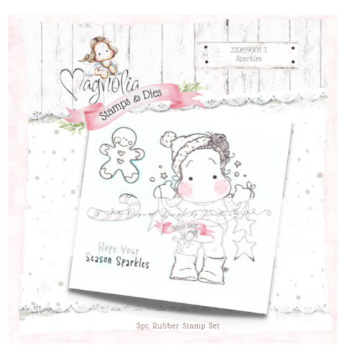 MAGNOLIA -MoC22 12 month's of xmas ~ Sparkles {Rubber Stamp Sheet}