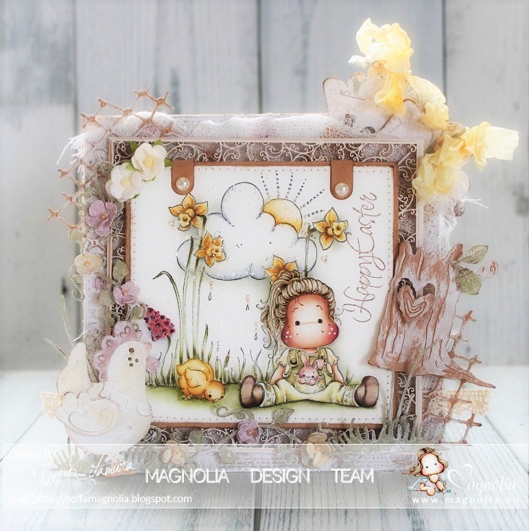 MAGNOLIA - HH19 Hippity Hoppity  2019  Tilda with Pocket Bunny - 2